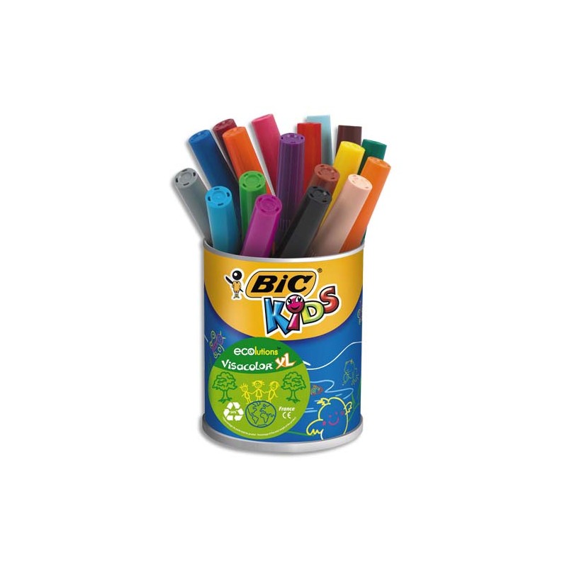 BIC POT 18 FEUTRES VISACOLOR 892224