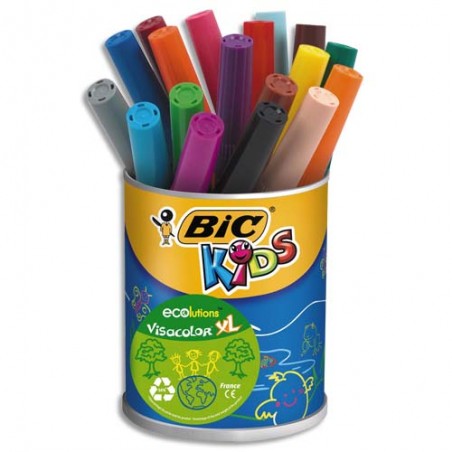 BIC POT 18 FEUTRES VISACOLOR 892224