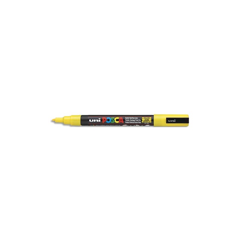 UNI MARQ POSCA PTE FINE JAUNE PC3M J UNI MARQ POSCA PTE FINE JAUNE PC3M J