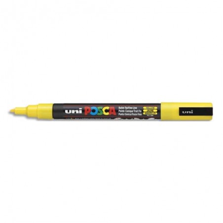 UNI MARQ POSCA PTE FINE JAUNE PC3M J