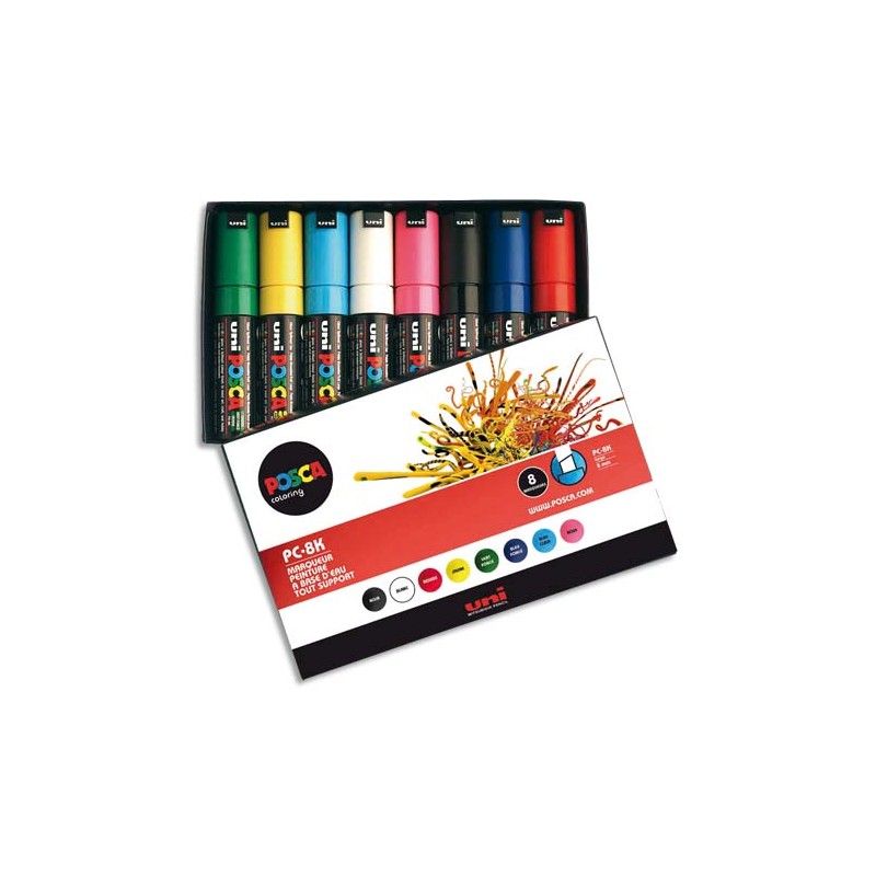 UNI B/8 MARQ POSCA PTE LARGE ASS PC8K/8 UNI B/8 MARQ POSCA PTE LARGE ASS PC8K/8