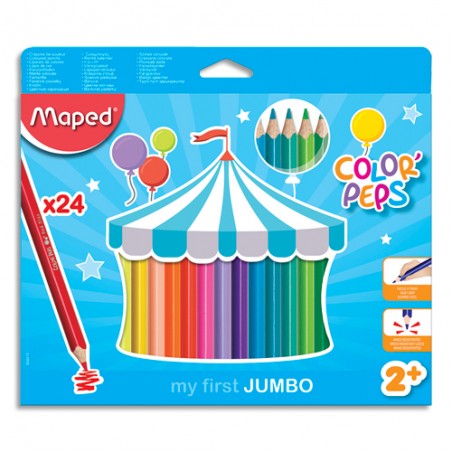 MAE P/24 CRAYON COUL EARLY AGE 834013