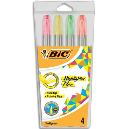 BIC P/4 SURLIGNEUR FLEX 950470