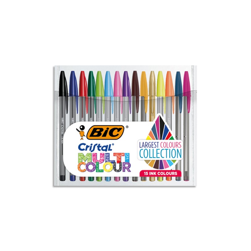 BIC P/15 BILLE CRISTAL MULTICOLOR 964899 BIC P/15 BILLE CRISTAL MULTICOLOR 964899