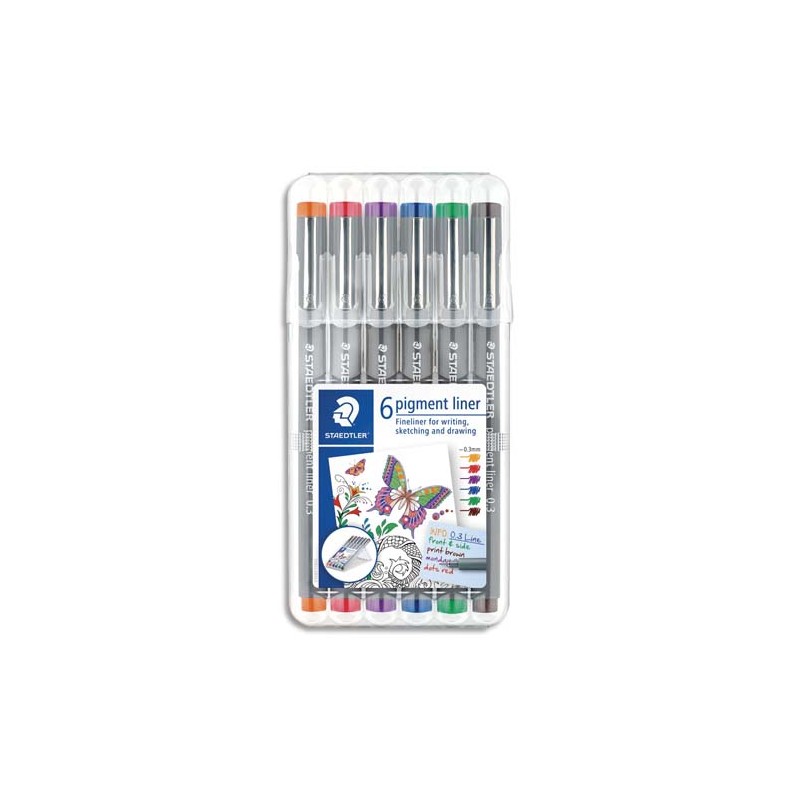 STD E/6 FEUTR PIGMENT 0.3 ASS 30803-SSB6 STD E/6 FEUTR PIGMENT 0.3 ASS 30803-SSB6