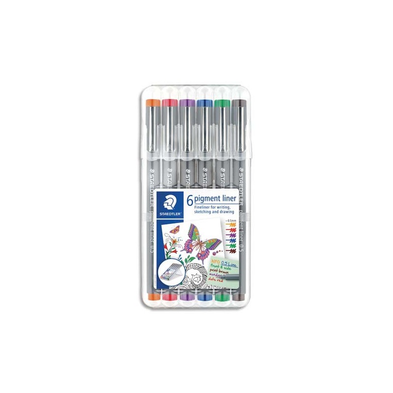 STD E/6 FEUTR PIGMENT 0.5 ASS 30805-SSB6 STD E/6 FEUTR PIGMENT 0.5 ASS 30805-SSB6