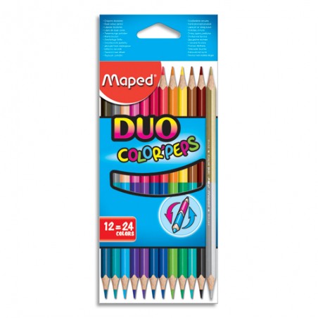 MAE P/12 CRAY COUL COLORPEP DUO 829600
