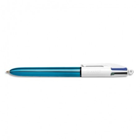 BIC BILLE 4COUL SHINE BLEU 949896