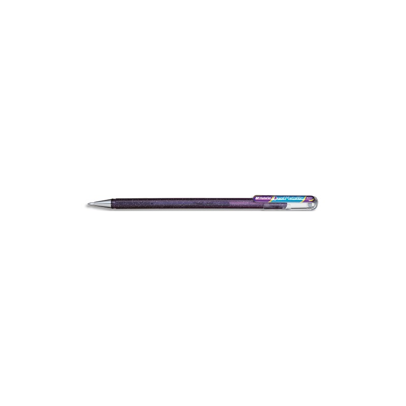 PEN ROLLER GEL DUO VIO/BL METAL K110-DVX