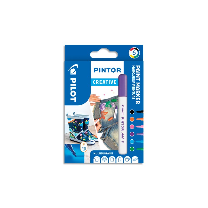 PIL SET/6 MARQ PINTOR FIN ASS FUN 517429