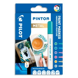 PIL SET/6 MARQ PINTOR FIN ASS MET 517443