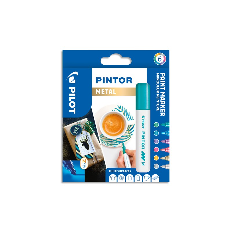 PIL SET/6 MARQ PINTOR MOY ASS MET 517450 PIL SET/6 MARQ PINTOR MOY ASS MET 517450