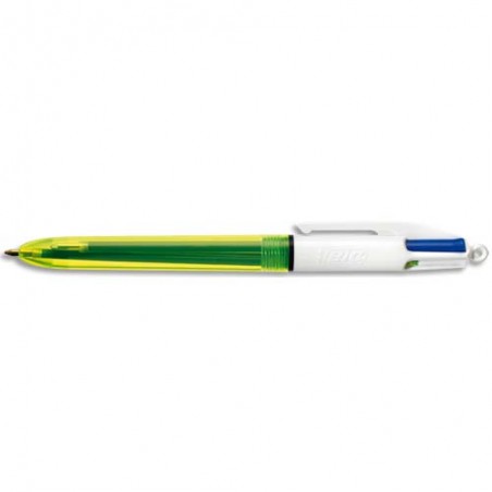 BIC STYLO BILLE 4 COULEURS NEON 933948