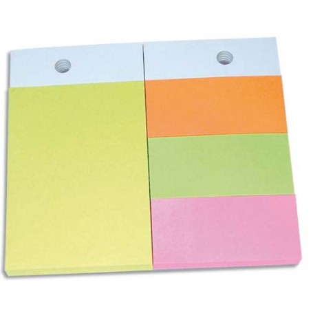 Lot de 300 marque-pages repositionnables 3 couleurs différentes Cultura -  Notes repositionnables - Post-it - Carnets - Blocs notes - Répertoires