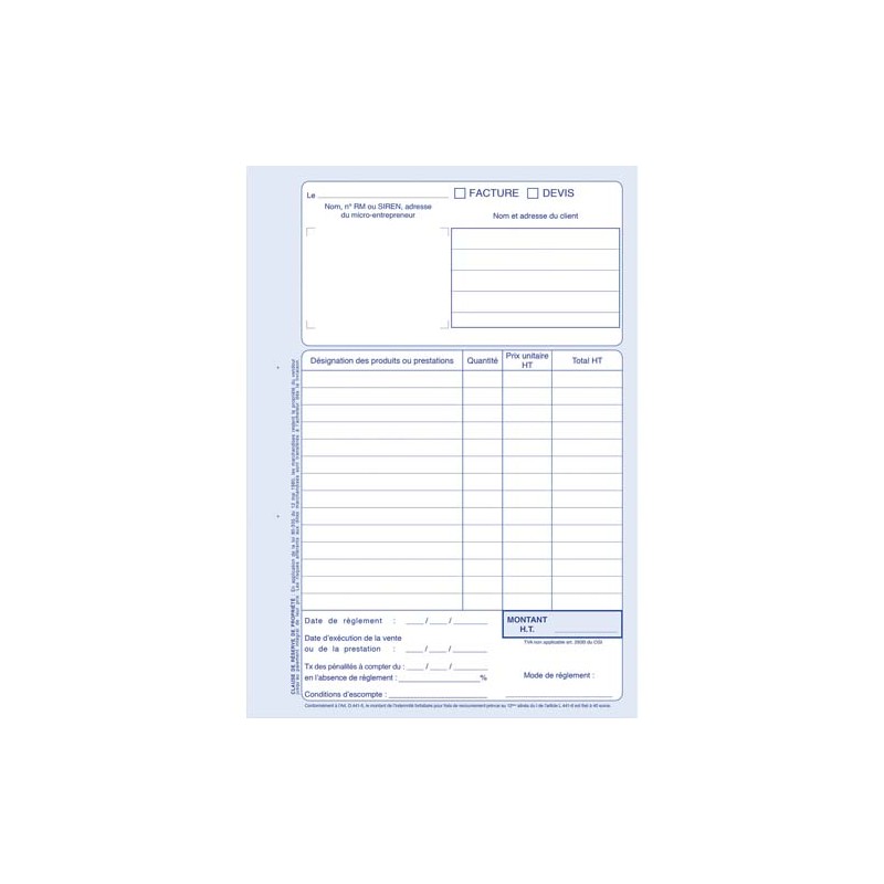 ELV CARN ENTREPRE FACTURE 297X210 19548 ELV CARN ENTREPRE FACTURE 297X210 19548