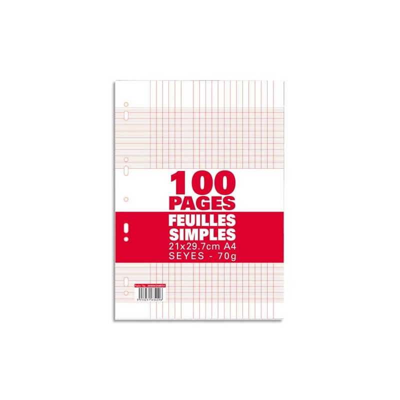 1ER SACHET/100P FEUILLET MOBILE 70G SEY