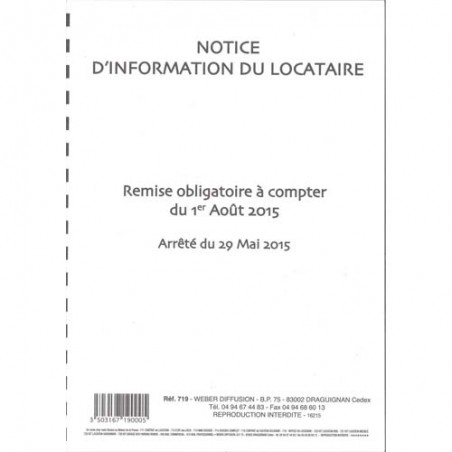 WDF NOTICE INFORMATION LOCATAIRE 719N