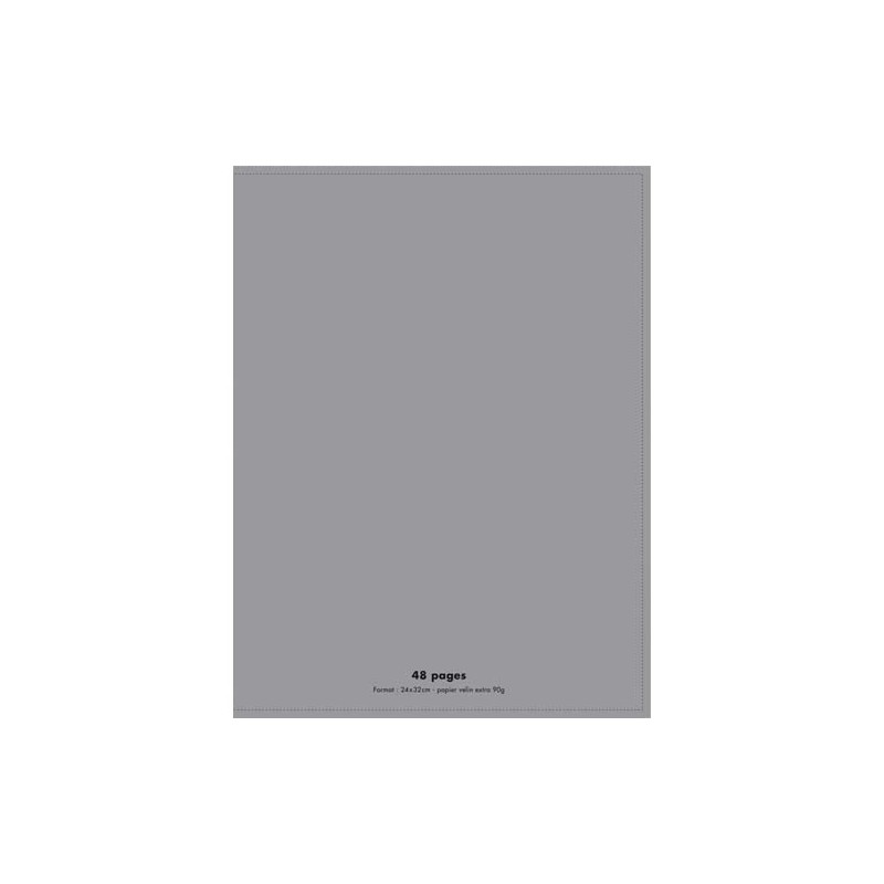 1ER CAH 90G 24X32 48P SEY COUV PP GRIS 1ER CAH 90G 24X32 48P SEY COUV PP GRIS