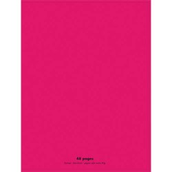 1ER CAH 90G 24X32 48P SEY COUV PP ROSE