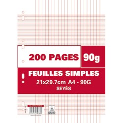 1ER SACHET/200P FEUILLET MOBILE 90G SEY