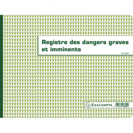 EXA REGISTRE DANGERS GRAVES 6622E