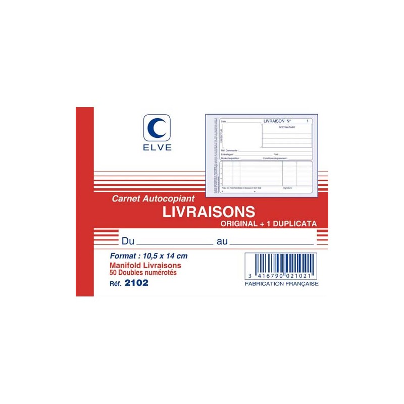 ELV CARN LIVRAISON ATCP 50/2 2102