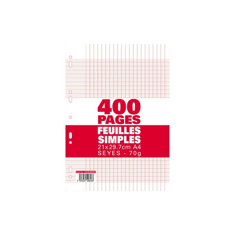 1ER SACHET/400P FEUILLET MOBILE 70G SEY 1ER SACHET/400P FEUILLET MOBILE 70G SEY