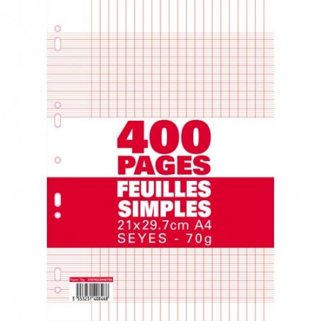 1ER SACHET/400P FEUILLET MOBILE 70G SEY