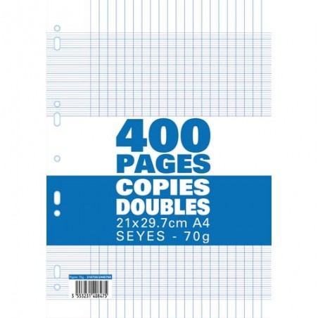 1ER SACHET/400P COPIE DOUBLE 70G SEY