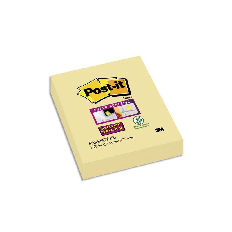 POS BLOC STICKY 90F 76X47.6 JAUNE BP871 POS BLOC STICKY 90F 76X47.6 JAUNE BP871