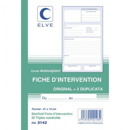 ELV CARN FICHE INTERVENTION 210X140 2143