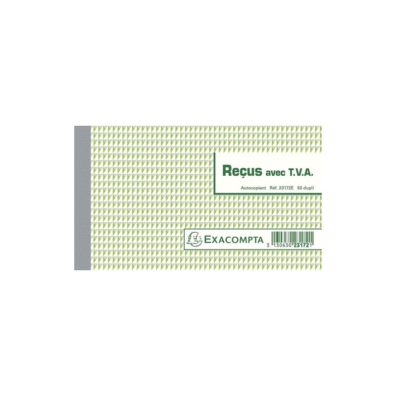 EXA MANIF RECU TVA 50F D 10.5X18 23172E EXA MANIF RECU TVA 50F D 10.5X18 23172E