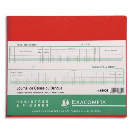 EXA PIQ CAISSE BANQ 31L 80P 27X32 6800E